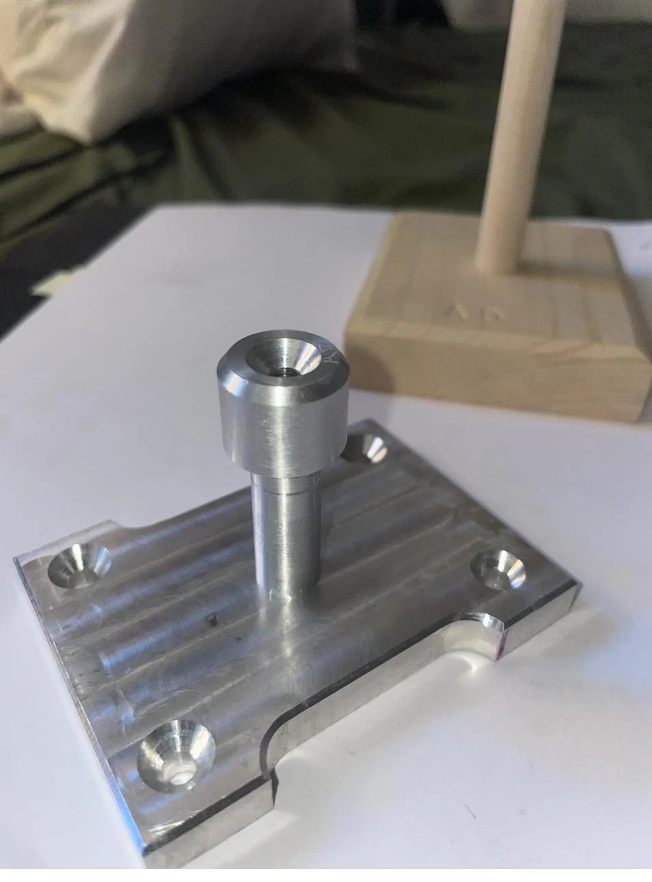 Hanger finished aluminum part