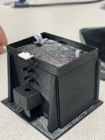 3D-printed dam model